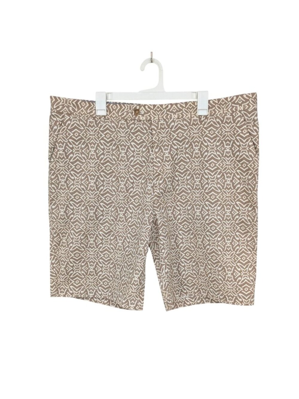 J McLaughlin Geo Print‎ Shorts Resort Coastal Quiet Luxury Vacation Tropical 42